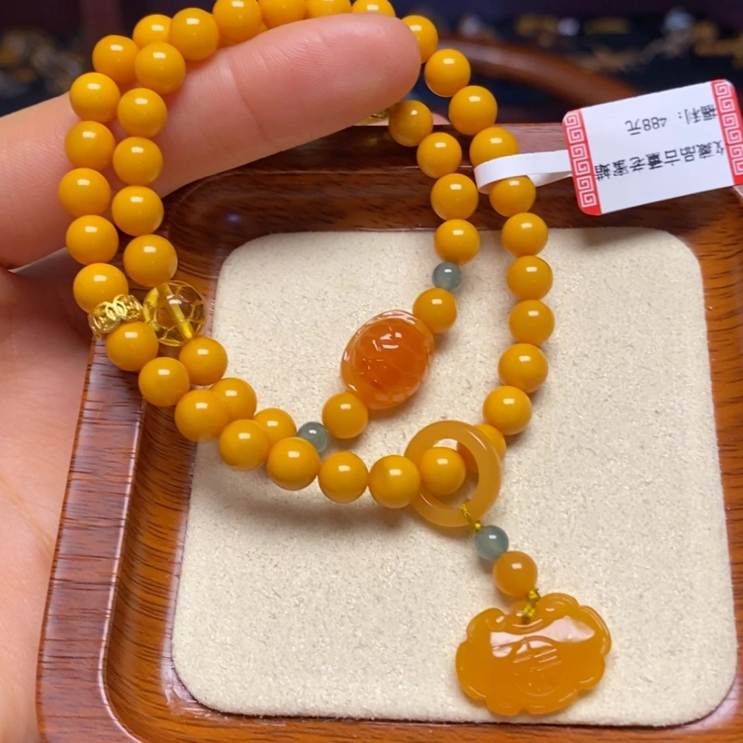 【闪购商品】蜜蜡手链未镶嵌手串