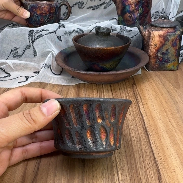 荥经黑砂炸福利马蹄杯10