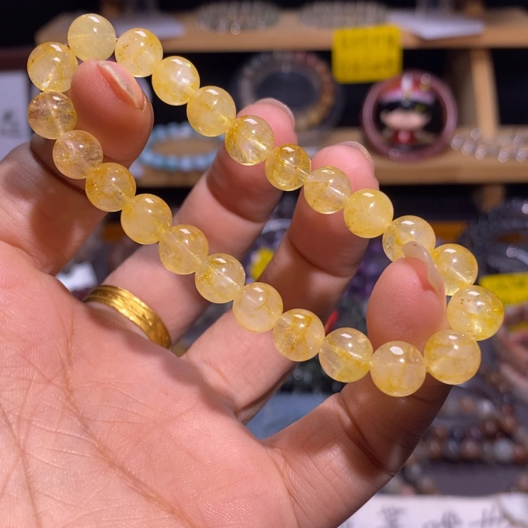 未镶嵌水晶手串8 桂花托帕 8.2