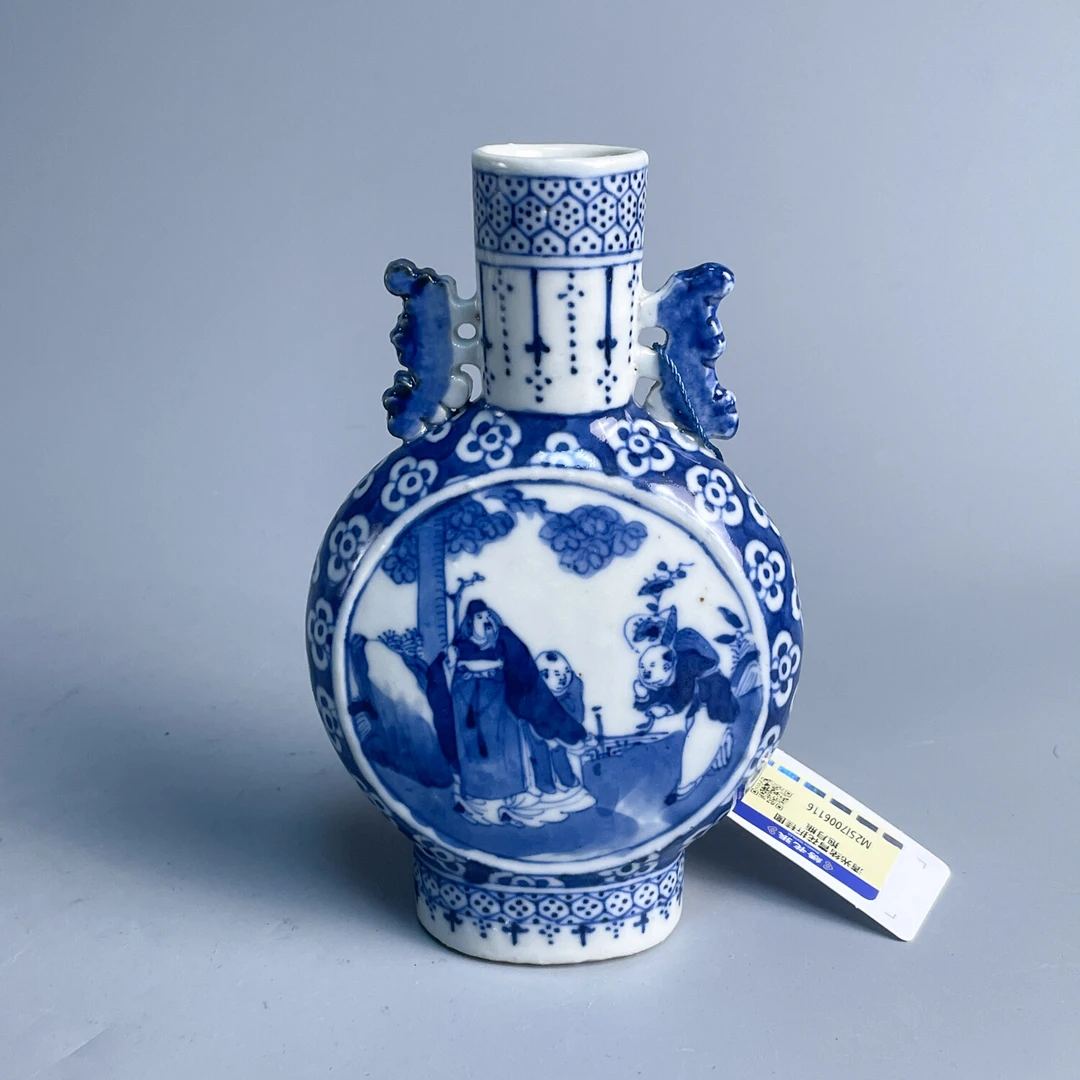 清光绪青花折桂图抱月瓶-M25I7006116