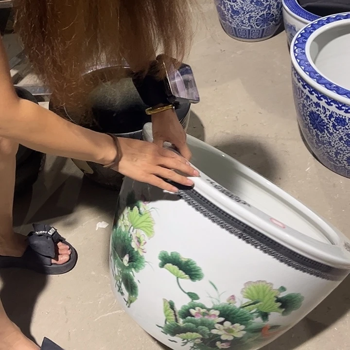 新***航景德镇陶瓷看直播间现场下单