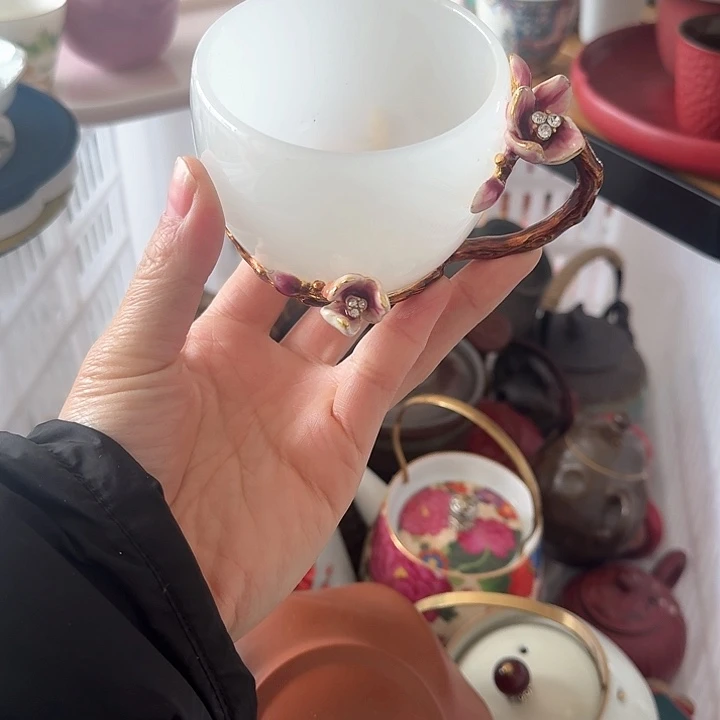 微瑕陶瓷茶具茶杯茶壶
