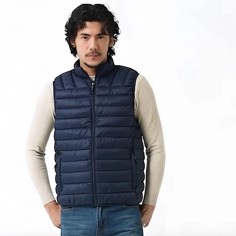 高端牛货！户外机能P棉填充百搭轻量型保暖立领棉马甲