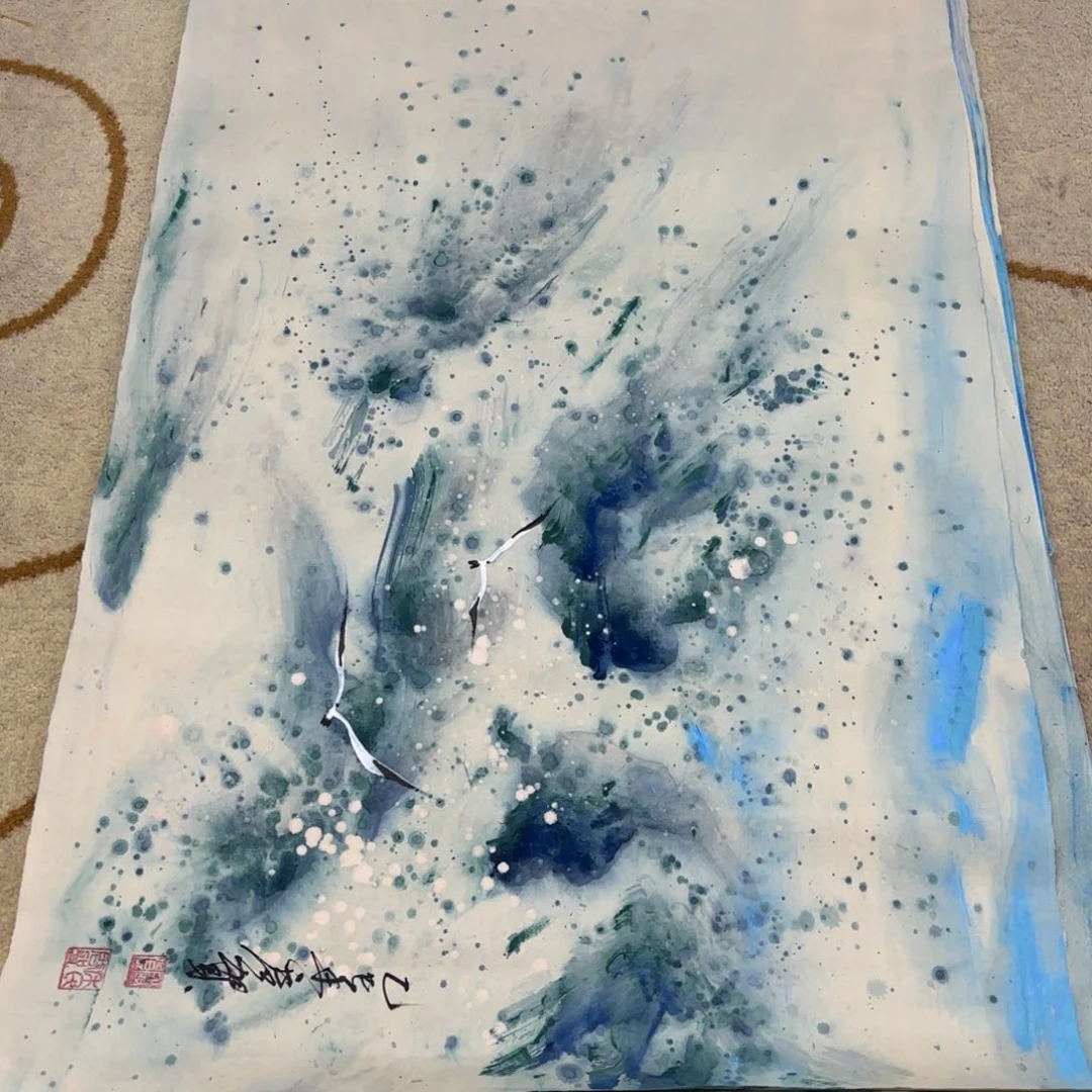 国画年启贺三尺艺