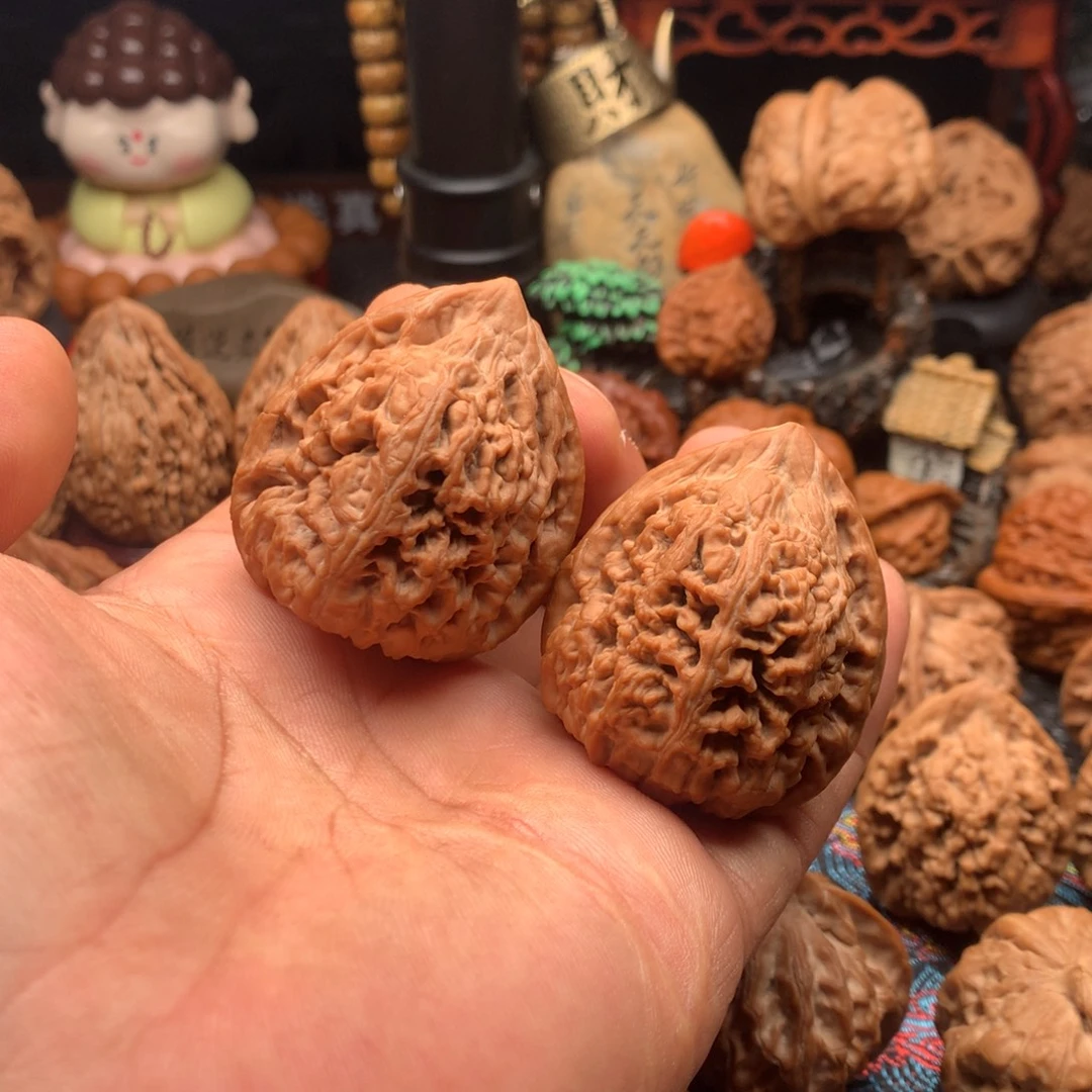 把件文玩核桃全品三角凤凰台40