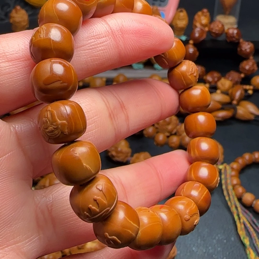 橄榄核手串/手链喜*乐纯手工无相