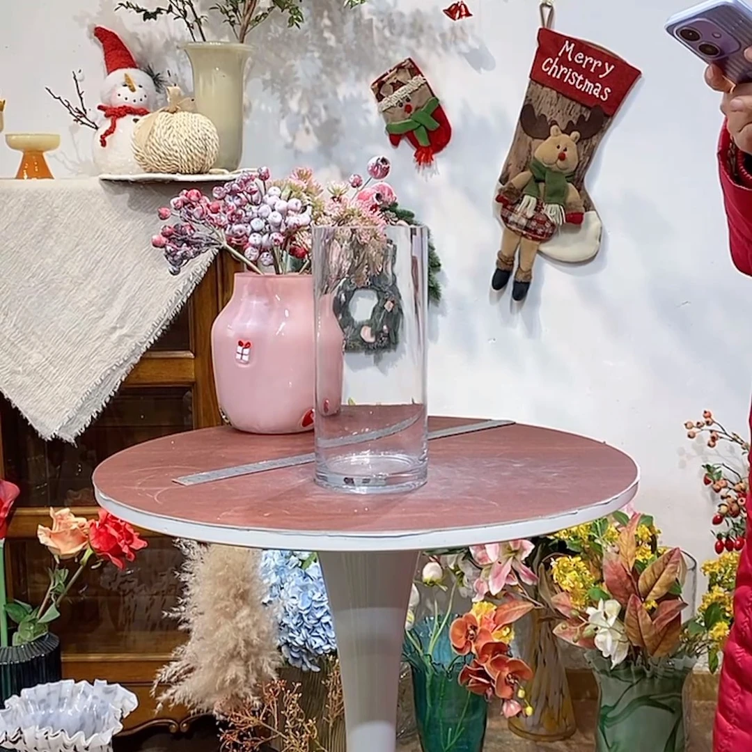 透明直筒微瑕口8.5高22