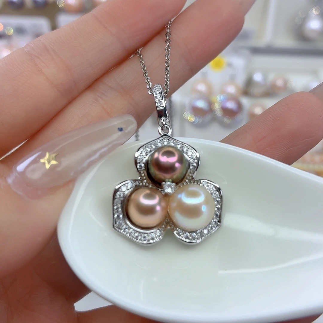 合金颈饰淡水珍珠