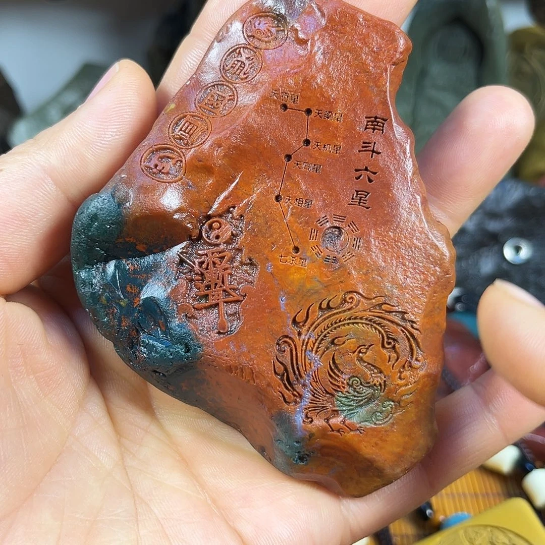 新疆戈壁石原石雕刻78