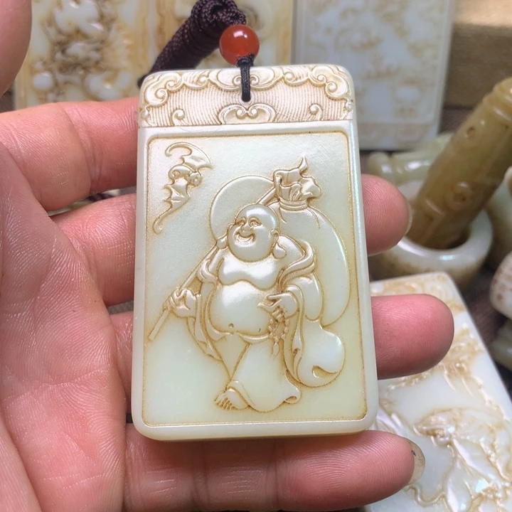 和田玉挂件未镶嵌用****1