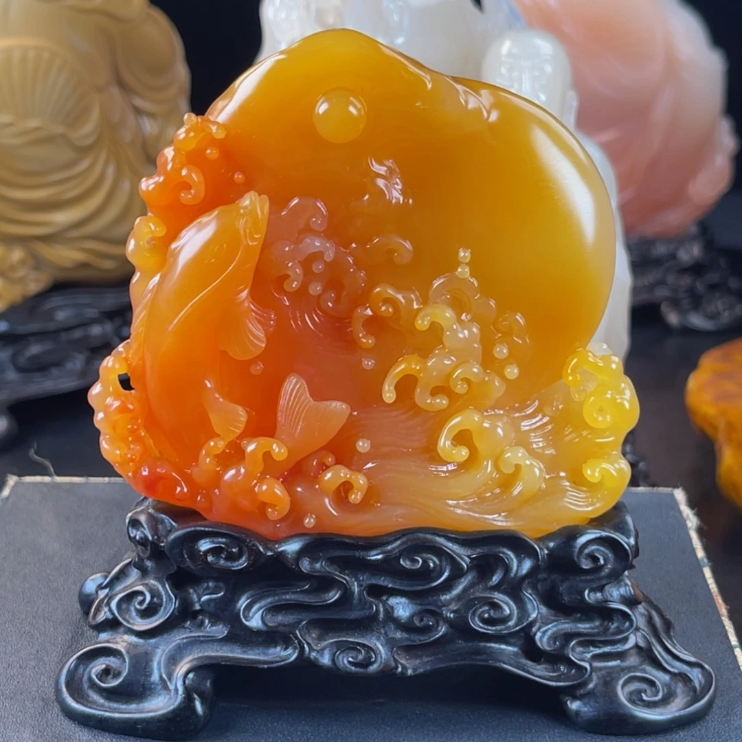 游***水寿山石寿山石雕刻