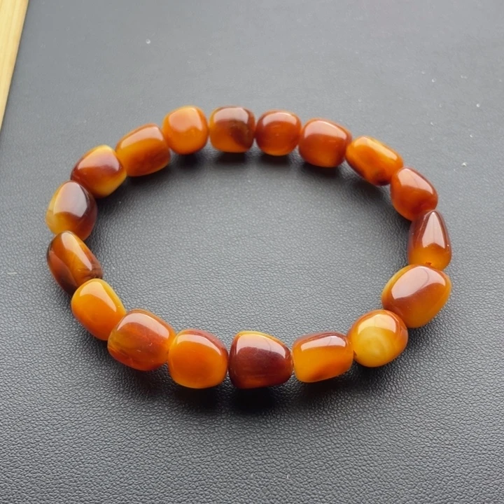 琥珀未镶嵌颈饰天然琥珀蜜蜡