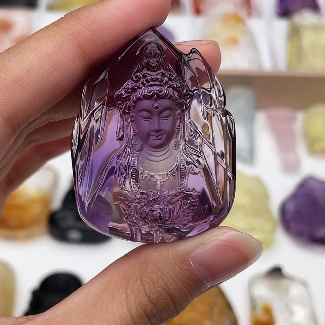 未镶嵌颈饰水晶定制吊坠