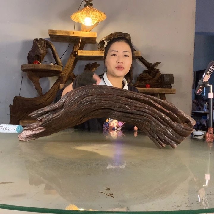 田***刚天然的云南紫柚木会黄水