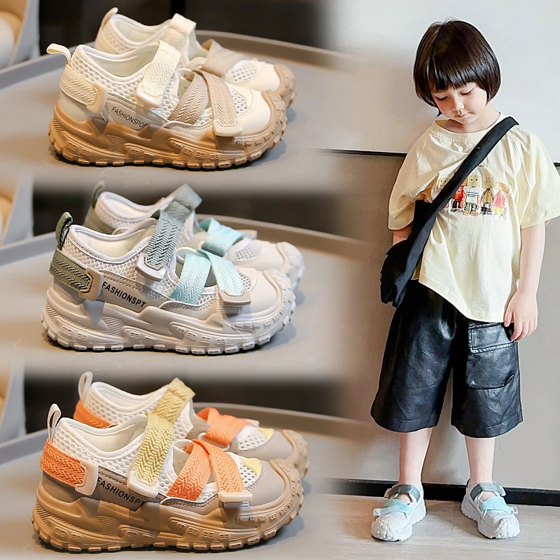 男女童鞋运动鞋春夏新款轻便休闲百搭轻便百搭运动鞋凉鞋282