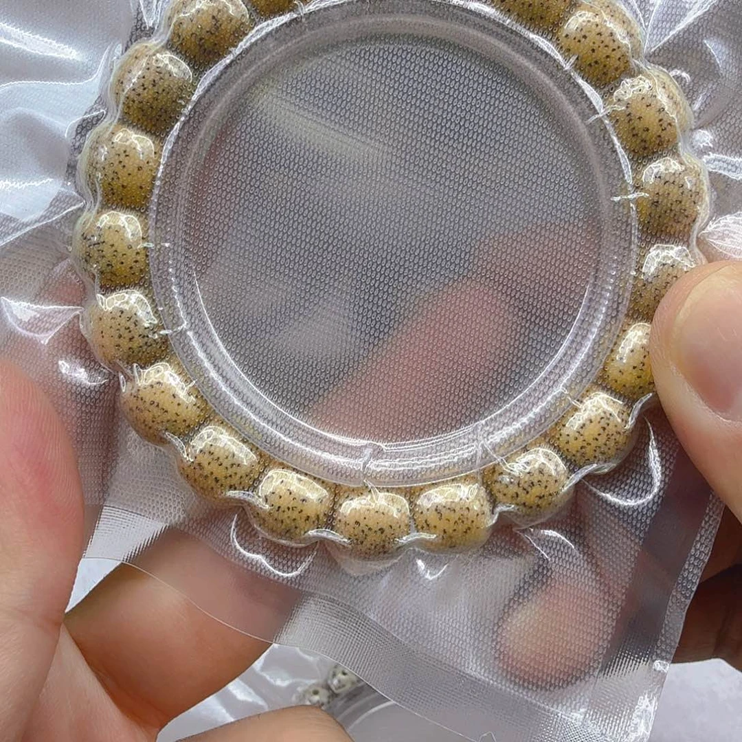 星月菩提手串63荣耀黄星月菩提单圈1.1