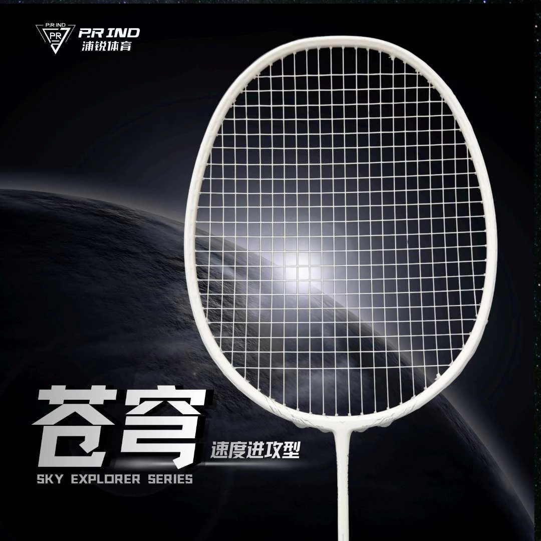 浦锐苍穹1956新版全碳素羽毛球拍超轻4U耐打专业训练男女初学正品