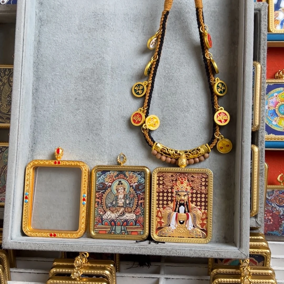 蒯****吊坠双面定制浮雕五爷 普贤