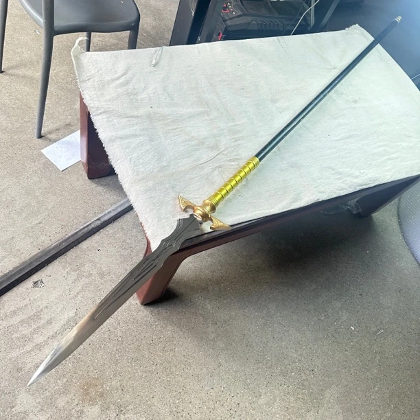 龙泉昊天宝剑高猛钢霸王枪未开刃