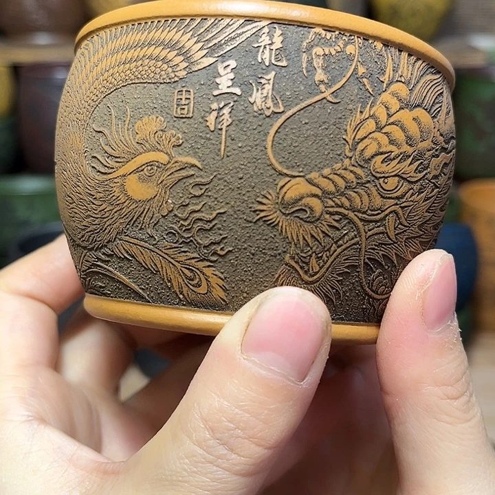 紫砂茶杯宜兴紫砂茶具正品