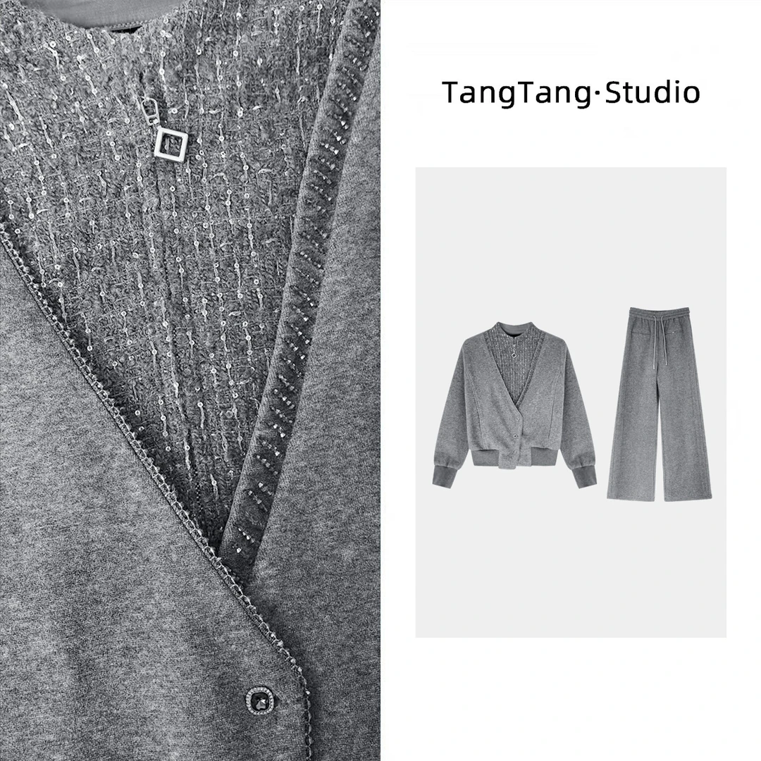 【琴子】极简主义套装百搭时尚气质休闲套装-2512632