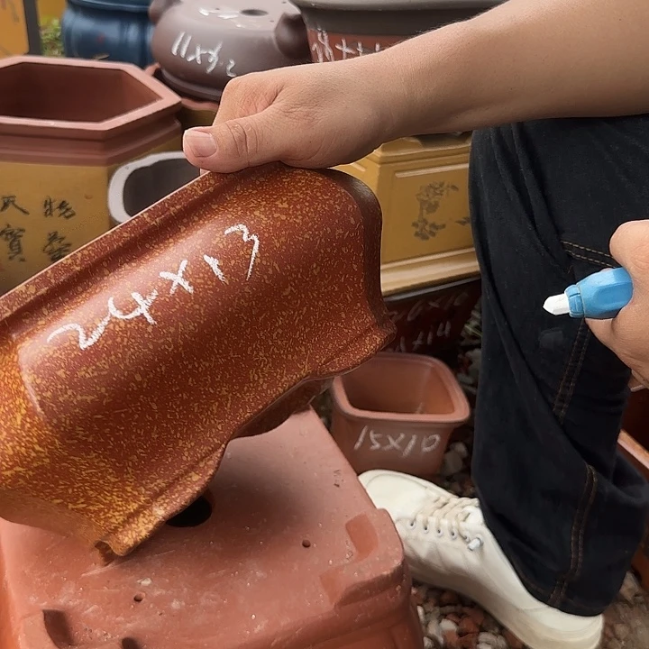 紫砂花盆紫砂花盆盆景盆