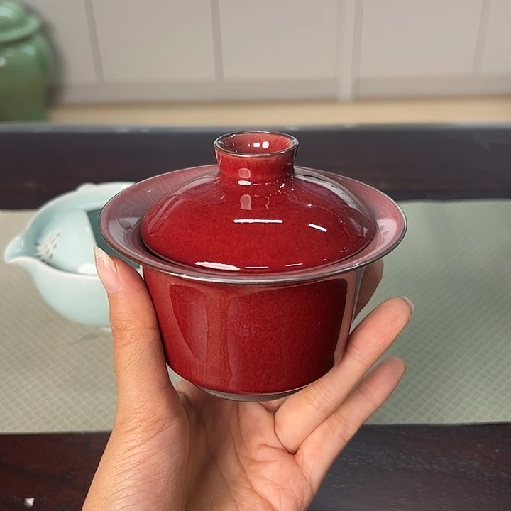 龙泉云间青瓷小米茶器