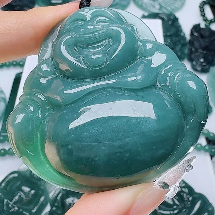 翡翠未镶嵌颈饰天然的A货翡翠多样性发其一