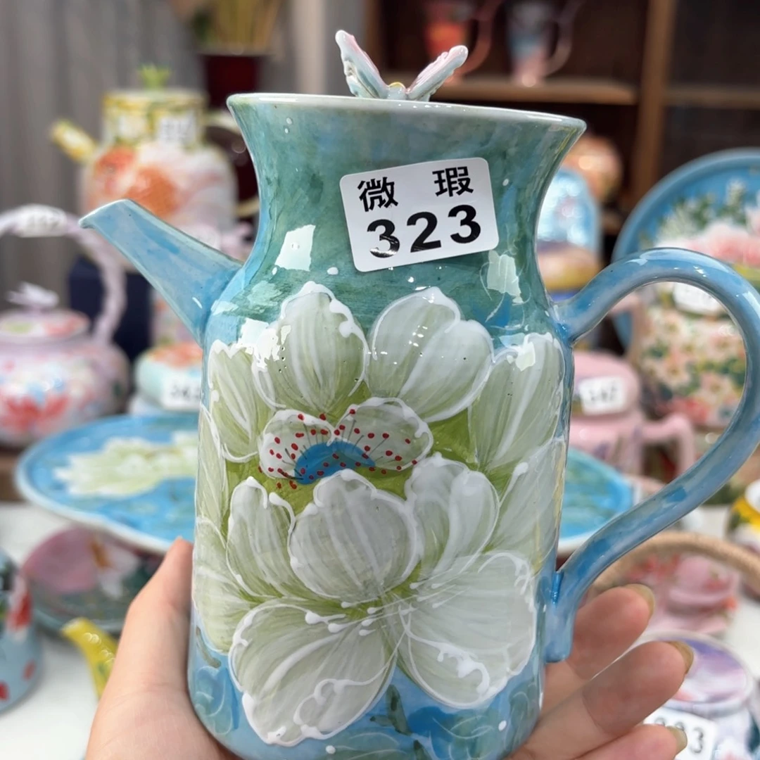 小*妃景德镇手绘高温釉下彩陶瓷茶具