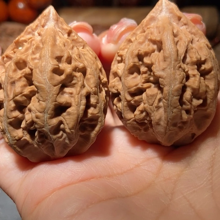 把件文玩核桃东北楸子小雪72