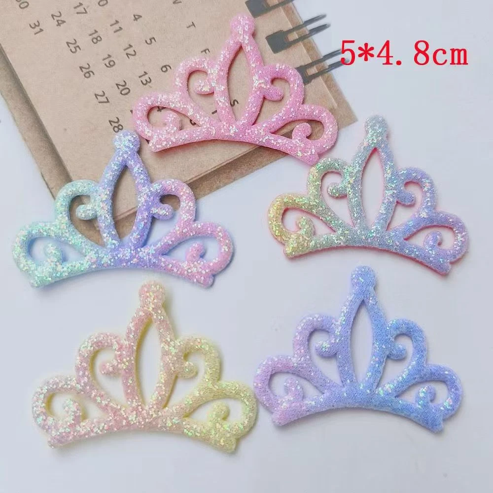 5厘米大皇冠新款超声波皇冠渐变色皇冠配件儿童发饰