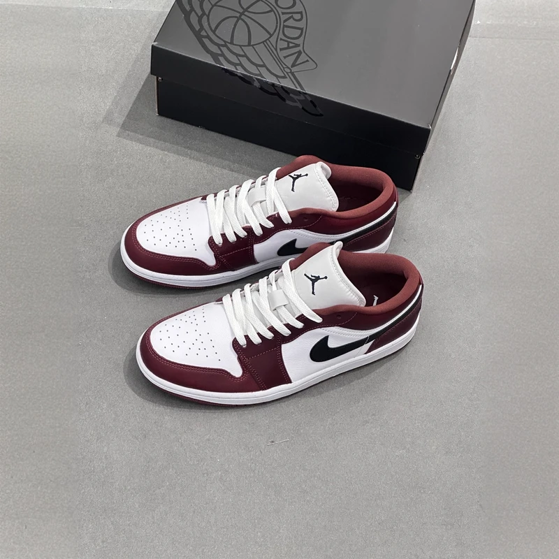 AIR JORDAN 1 LOW低帮复古白红黑低帮休闲篮球鞋男款官方正品