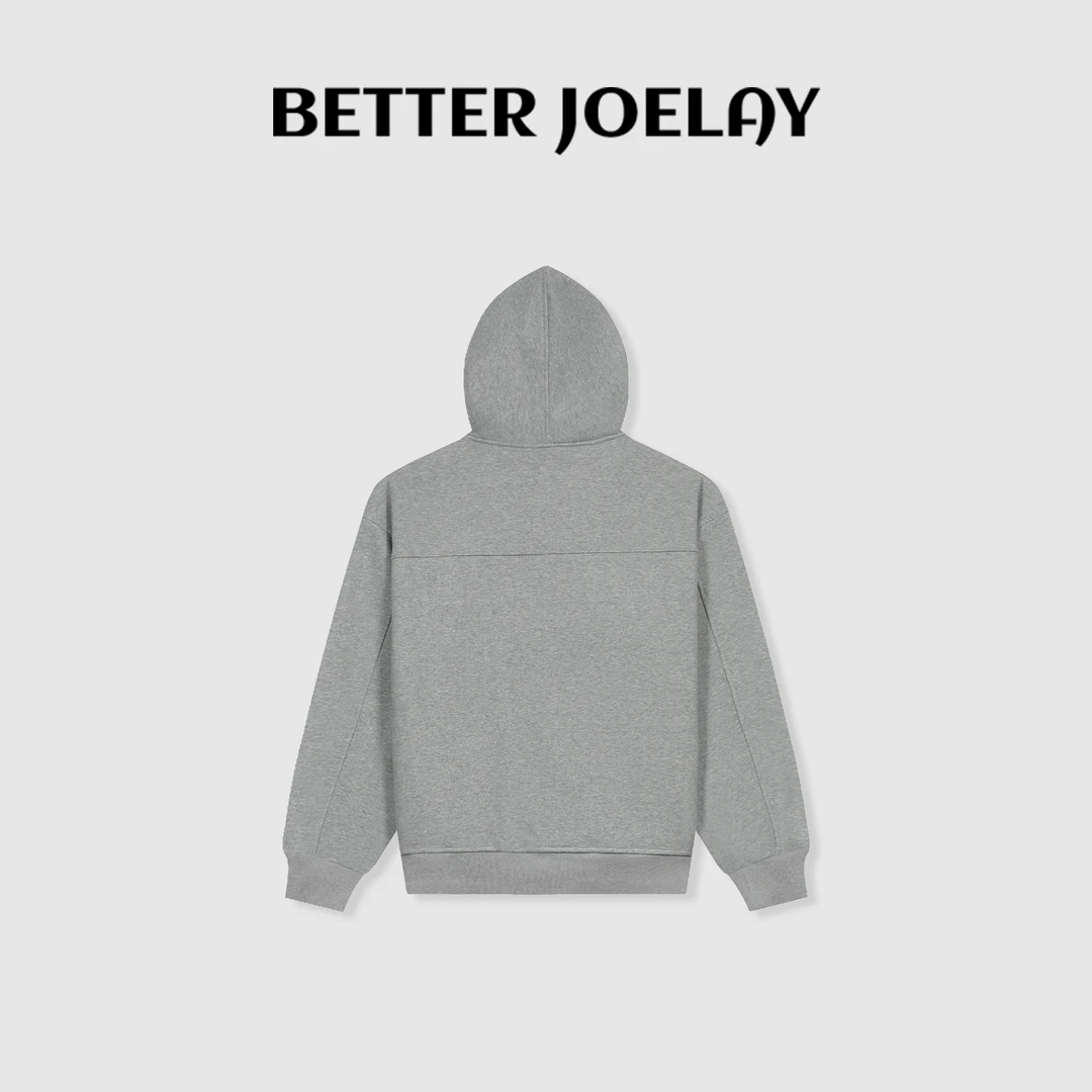 BETTERJOELAY -加绒【永夜之心】时尚连帽开衫卫衣宽松百搭WL9713