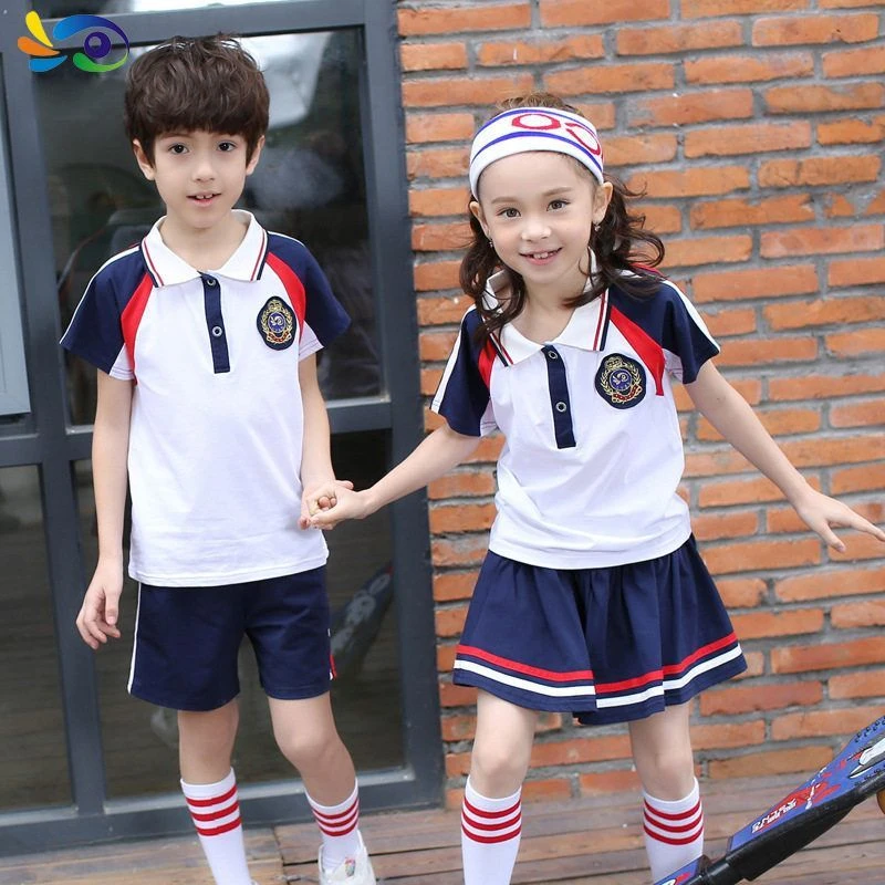 澜洋贝贝校服小学生新款幼儿园园服夏装中学生班服运动套装学生