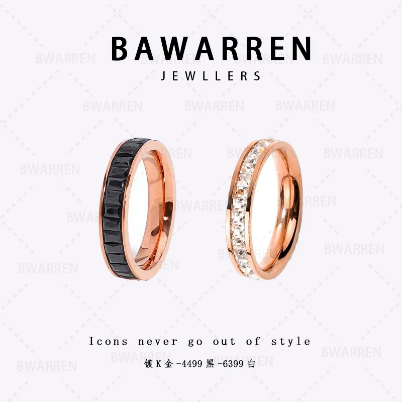 Bawarren 4499-漫天星精致戒指气质简约欧美