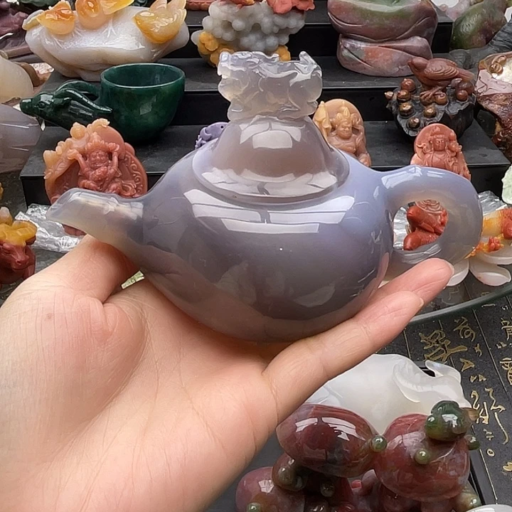 石英质玉未镶嵌摆件