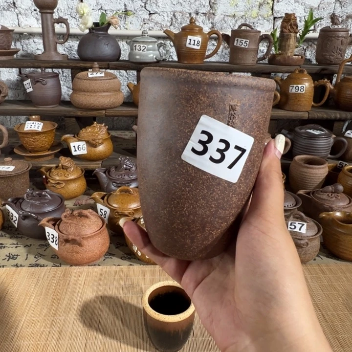 缸450 毫升原谷粗瓷高温瓷