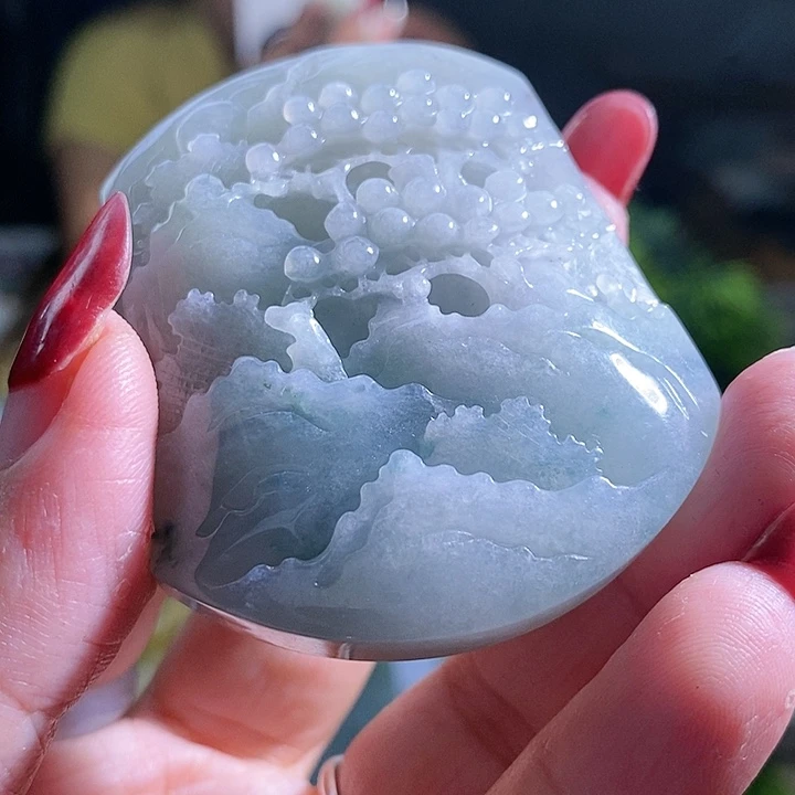 【闪购商品】翡翠挂件未镶嵌山水
