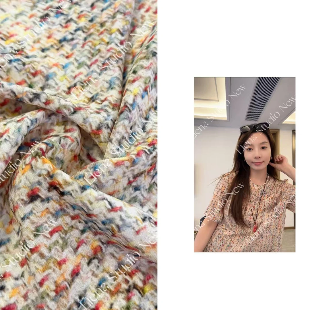 大甜甜【夏日彩虹】设计感精致撞色短袖百搭气质短袖宽松T恤