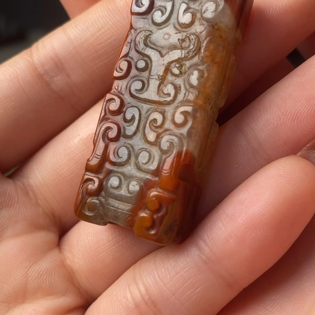 和田玉颈饰未镶嵌半*