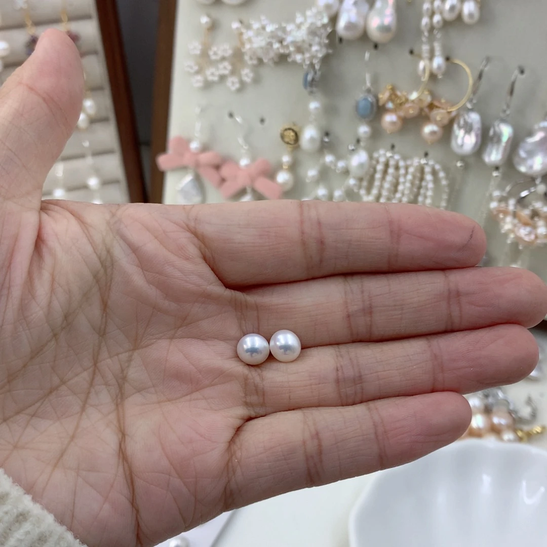 合金淡水珍珠颈饰