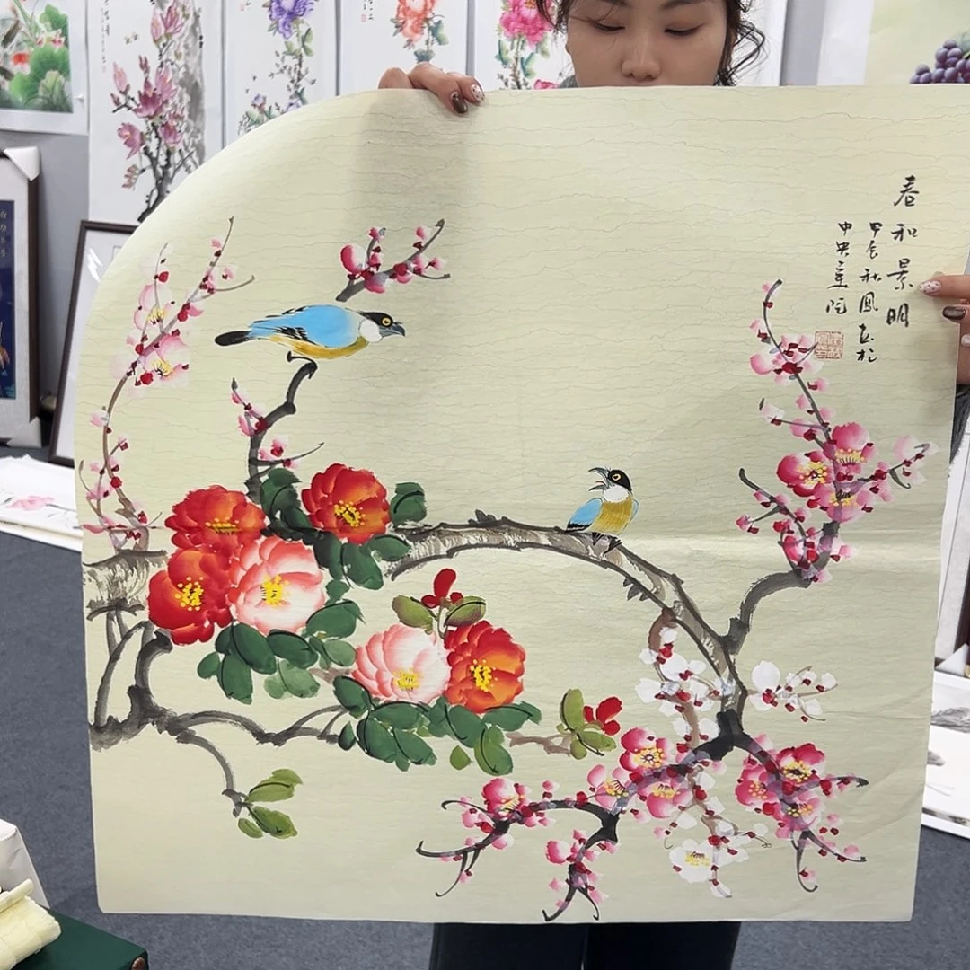 国画手绘国画作品大捡漏!!!