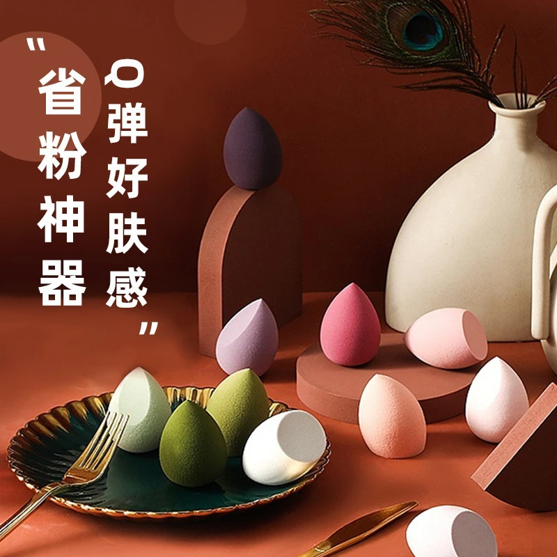 【碰】美妆蛋粉扑都有葫芦斜切水滴粉扑海绵超软美妆蛋遇水变大混色