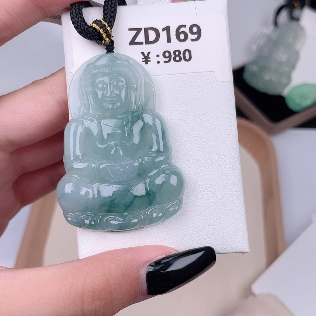 翡翠未镶嵌颈饰ZD169