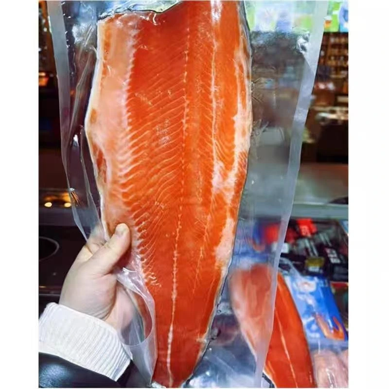 俄罗斯风味冷熏三文鱼650克大块肉海鲜鲱鱼下菜熏鱼肉营养即食