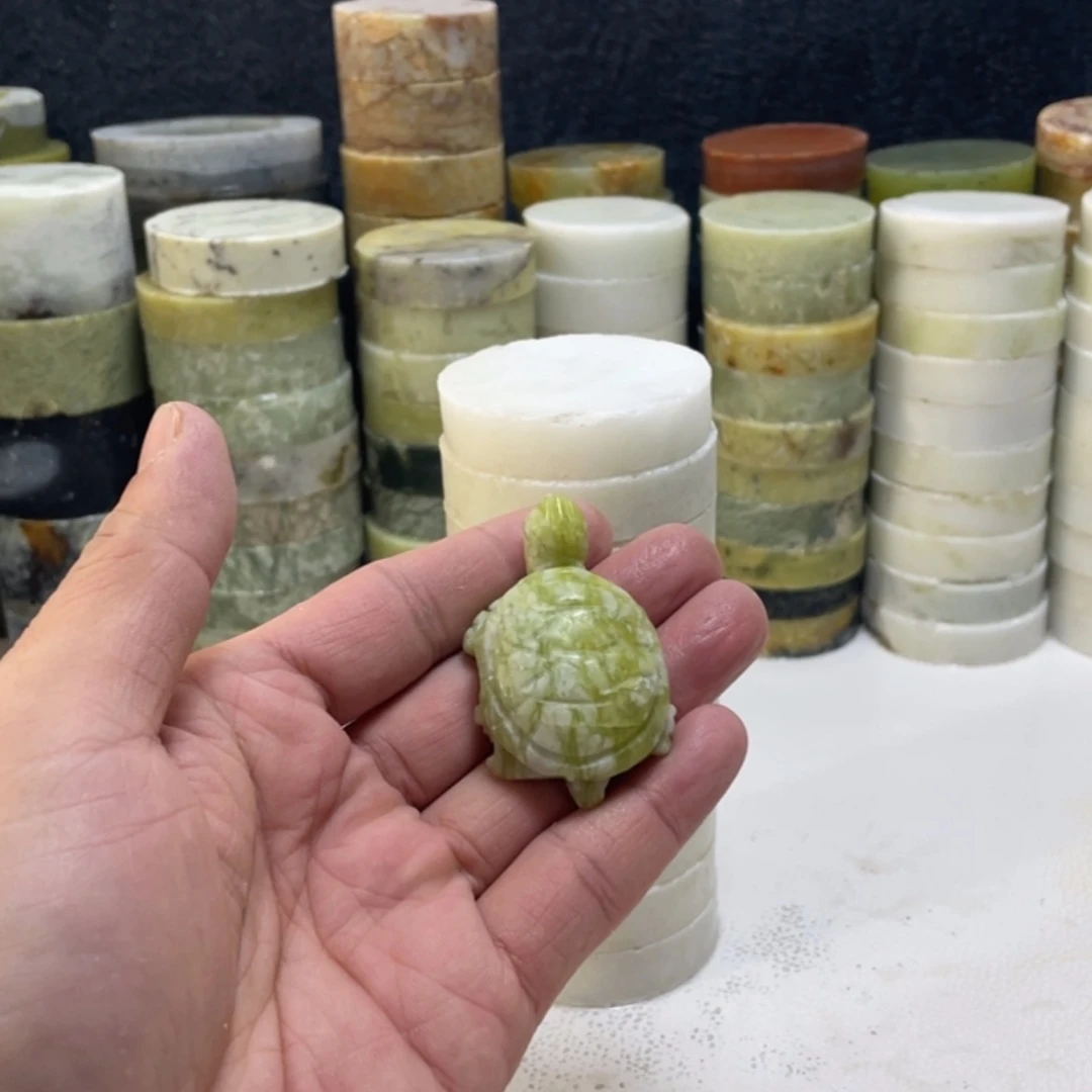 【闪购商品】蛇纹石玉珠宝半成品未镶嵌