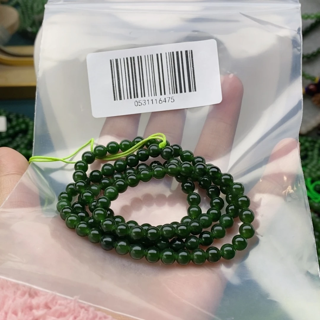 和田玉（碧玉）颈饰未镶嵌?****y6