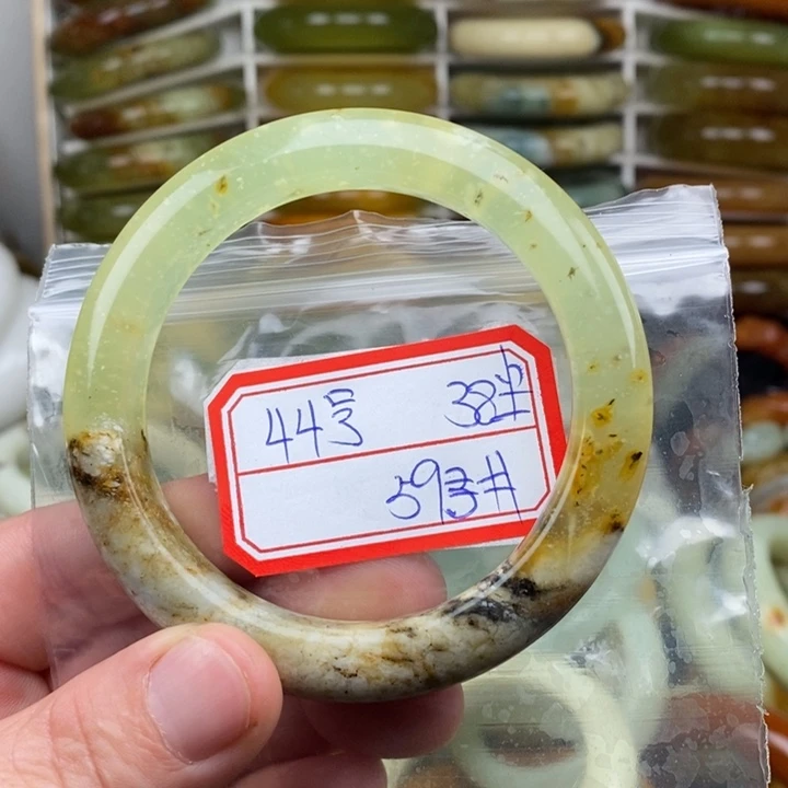 未镶嵌蛇纹石玉手绳