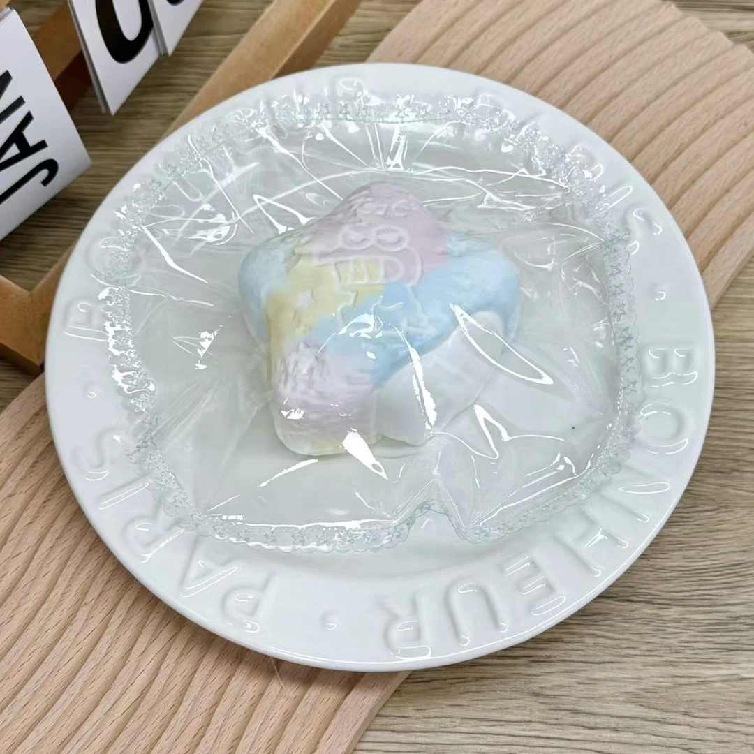 【彩虹晕染鳄鱼山先生】纯手工食品级硅胶捏捏乐解压玩具