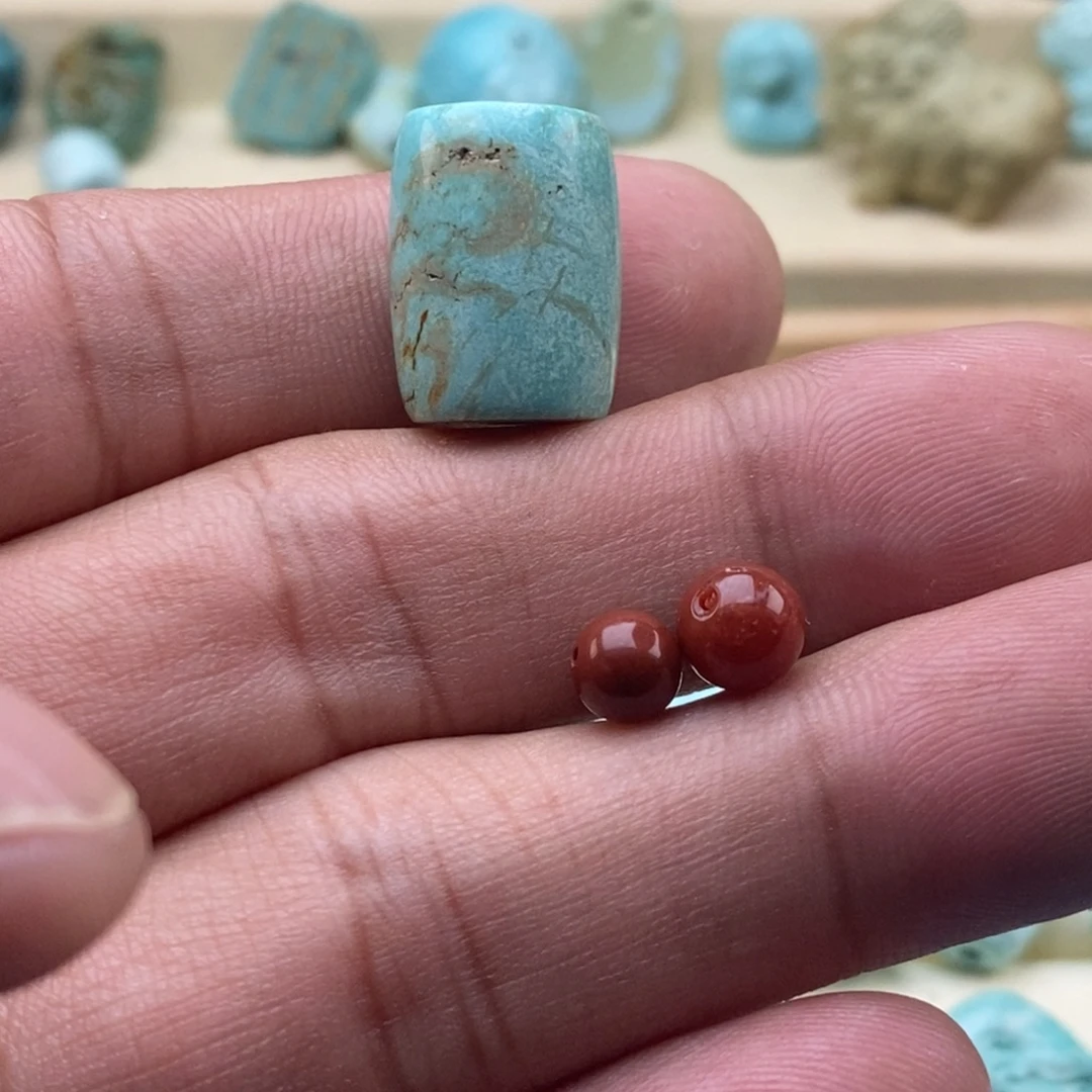 未镶嵌南红玛瑙珠宝半成品